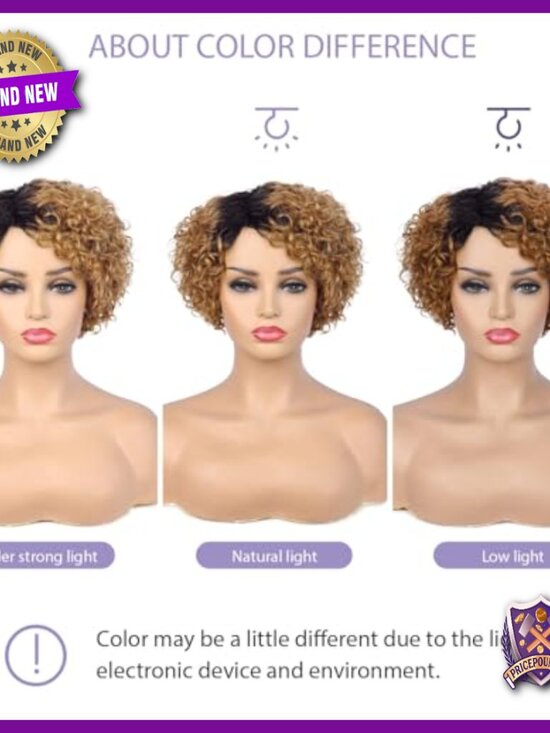 Short Pixie Cut Human Hair Wig Glueless Lace Front Natural Hairline main image 6